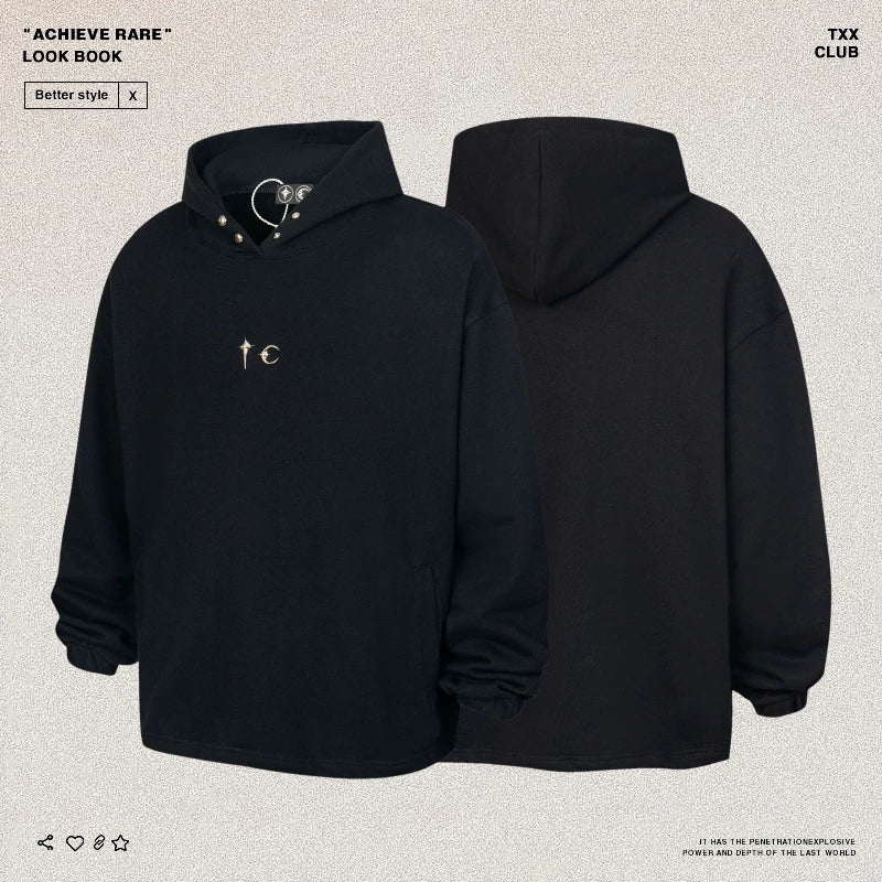 THUG CLUB Star and Moon Jewelry Hoodie