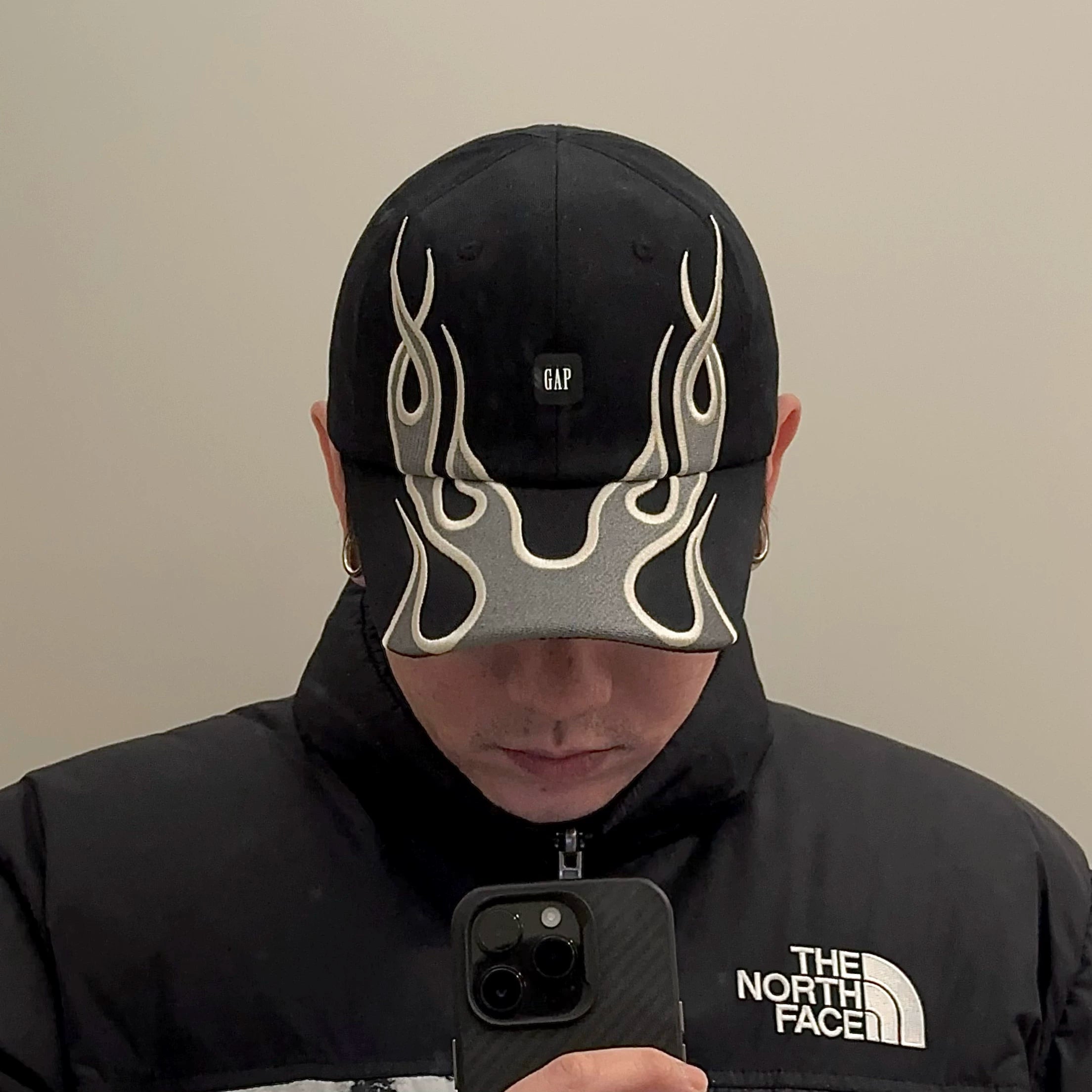 Premium YZY Flame Embroidery Kanye Style Baseball Cap
