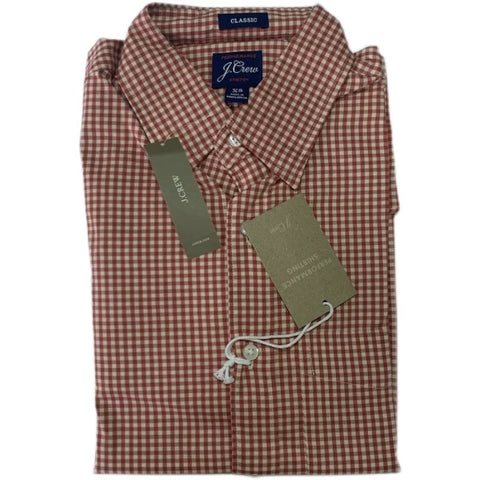 In-stock J.CREW solid-color cotton long-sleeved shirt