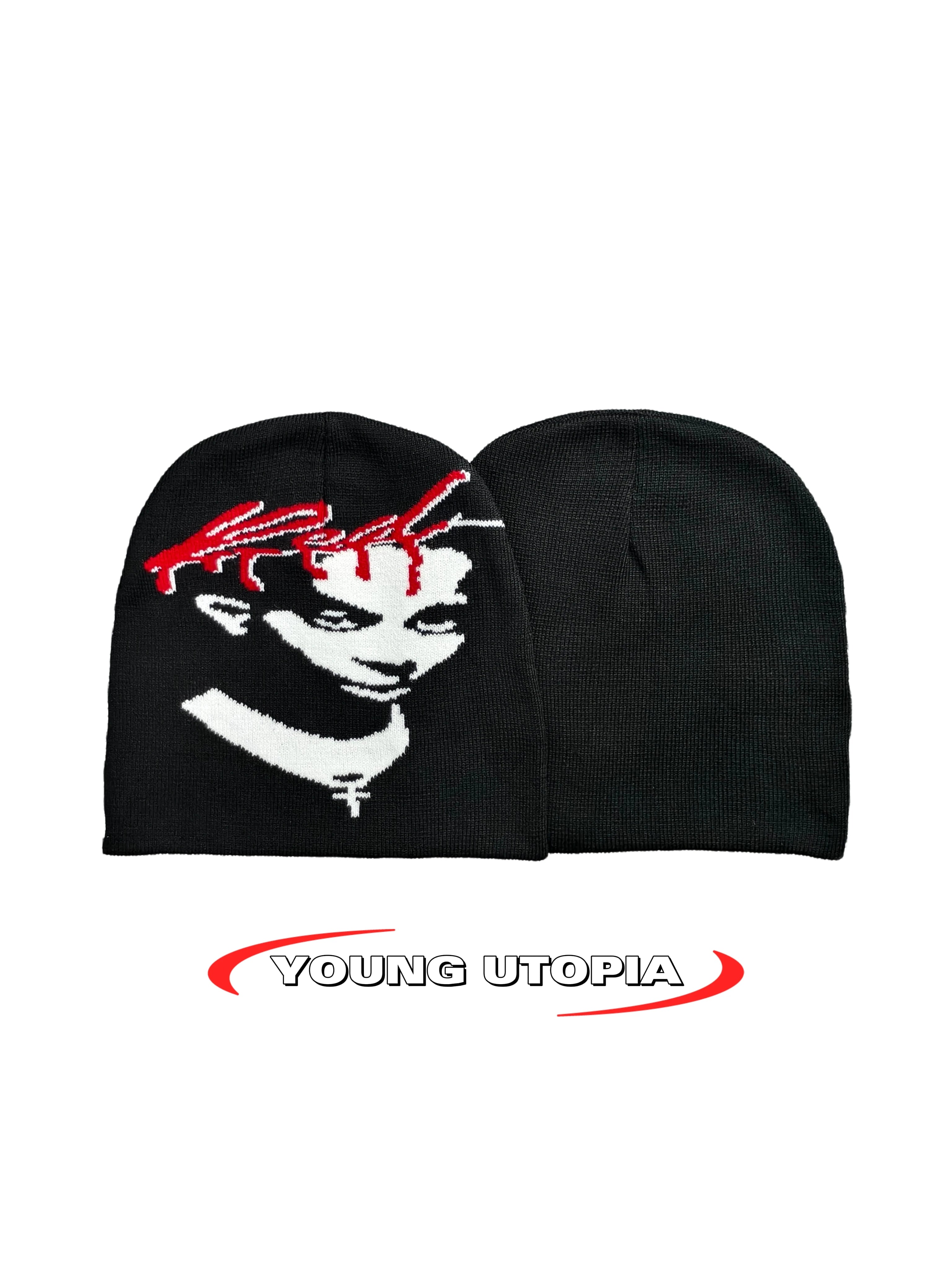 American Streetwear Playboi Carti Style Slouchy Beanie
