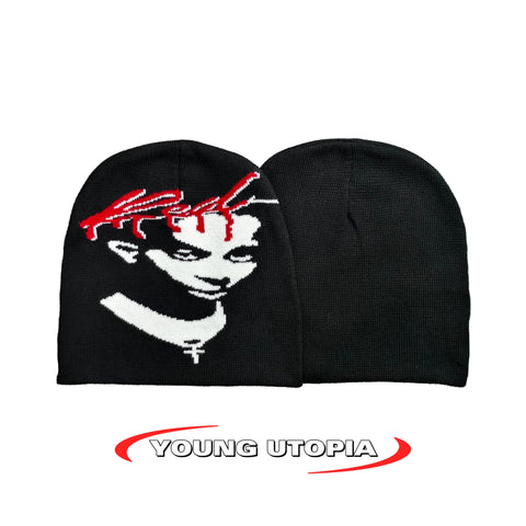 American Streetwear Playboi Carti Style Slouchy Beanie