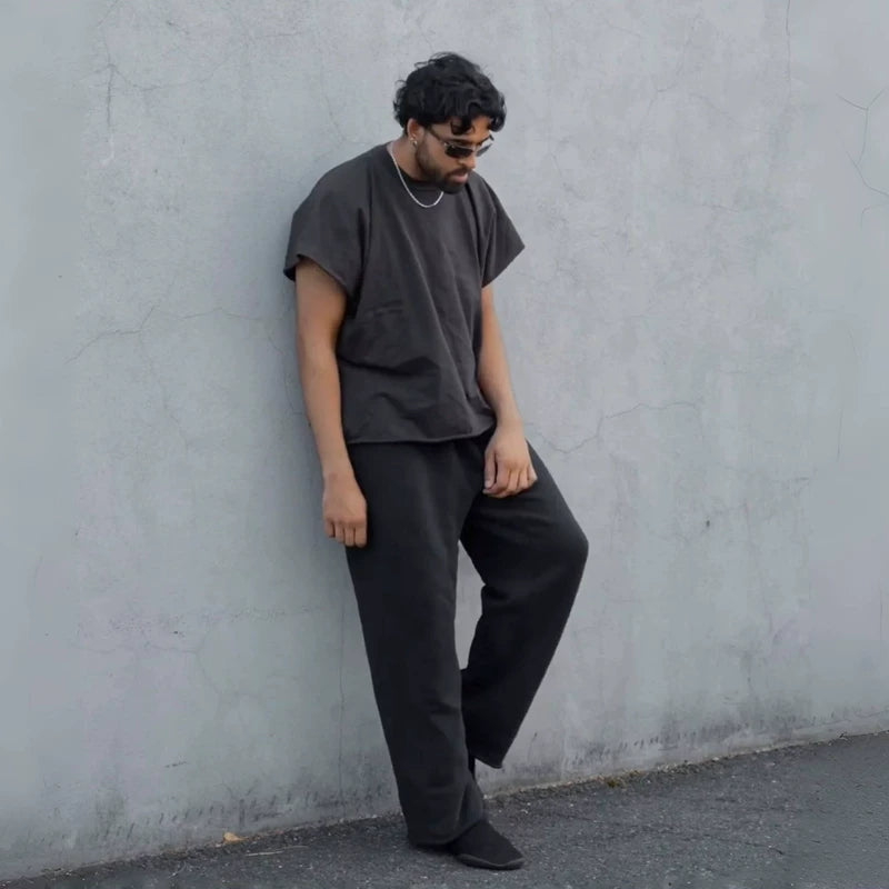YEEZY KANYE Vultures Loafers Loose Pants