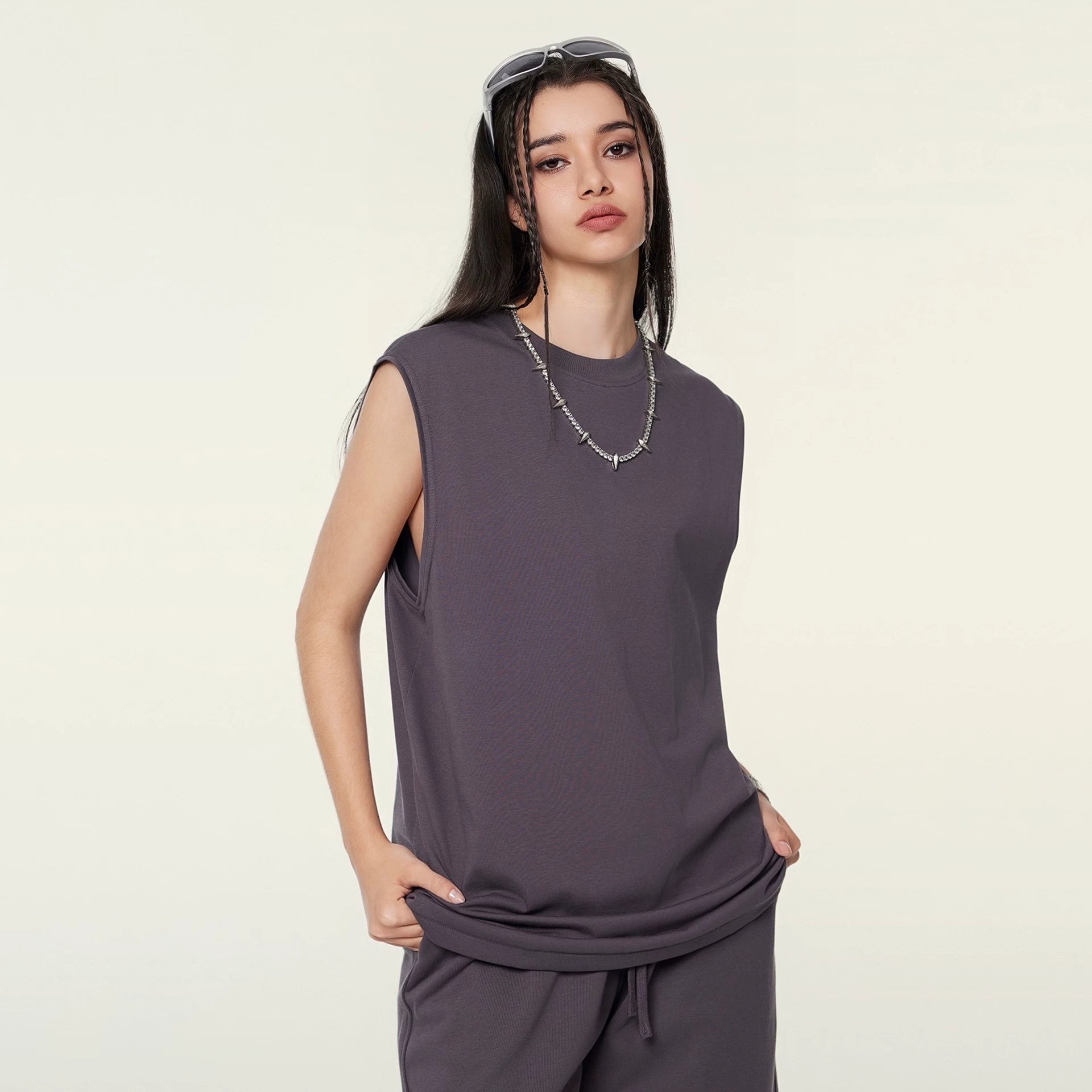 Quick-drying cool-feeling ice-pie Tank Top
