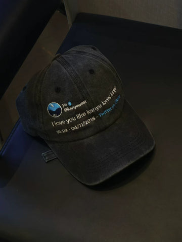 "I Miss The Old Kanye" Washed Baseball Cap