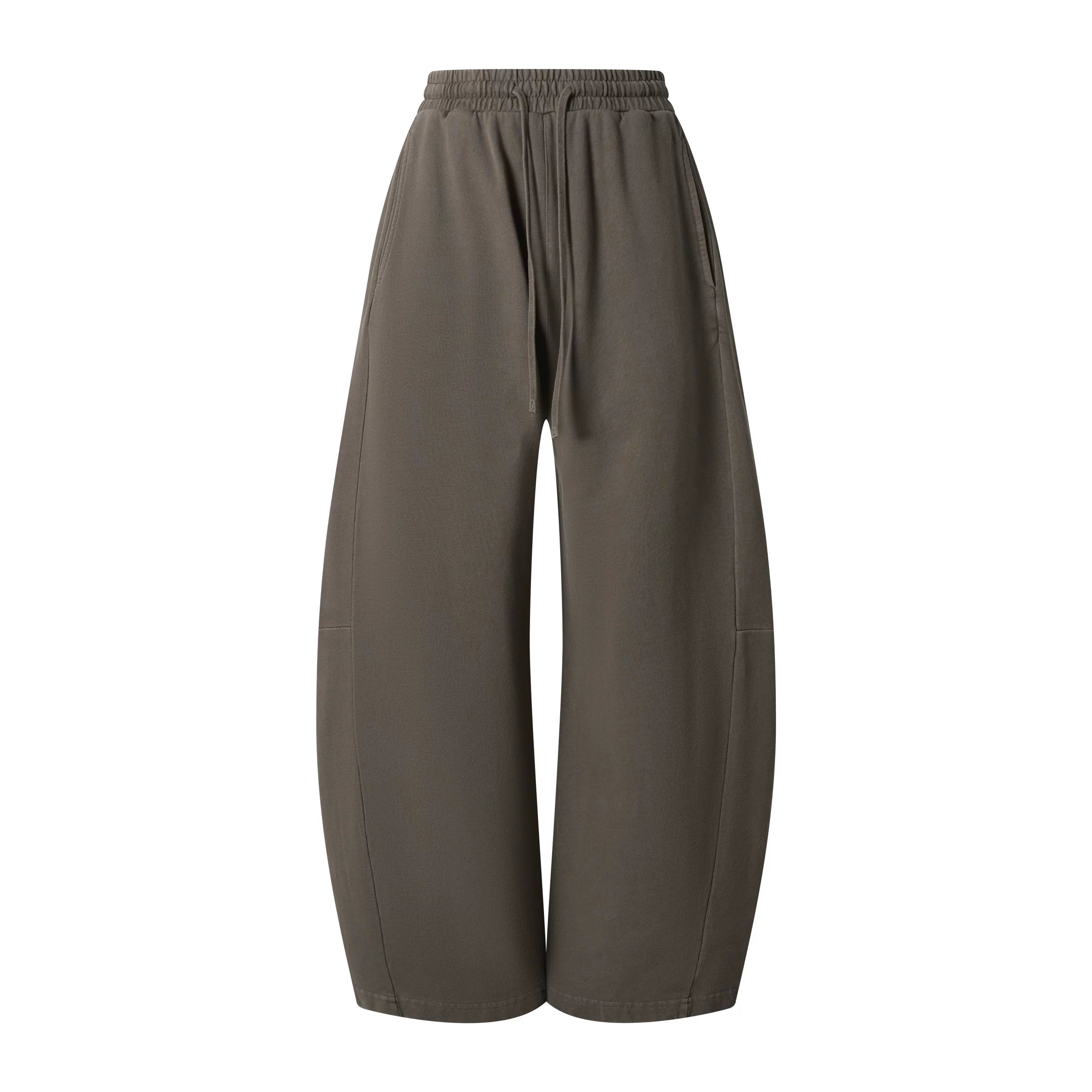 Kanye stretch water-washed curved-cut jogger pants