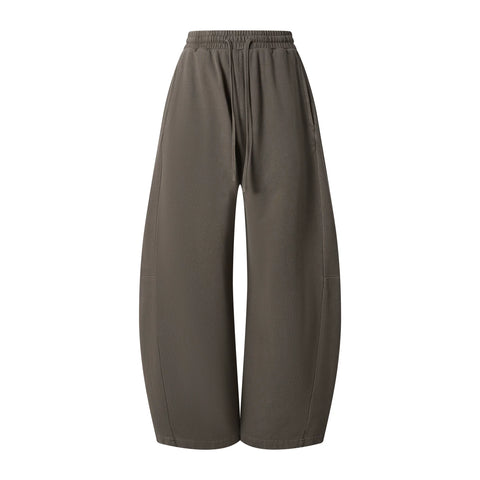Kanye stretch water-washed curved-cut jogger pants