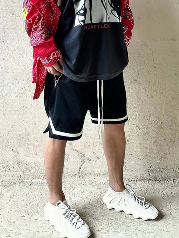 FEAR OF GOD FOG Season 5 Main Line Sports Basketball Pants High Street Loose Trendy Brand Mesh Five Point Shorts