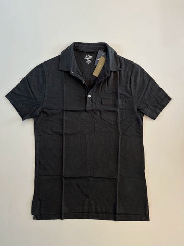 J.CREW Pure Cotton Solid-color Polo Shirt