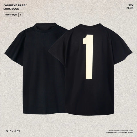 YEEZY x GOSHA "Vultures Album Drop" Boxy Shoulder-Drop Tee