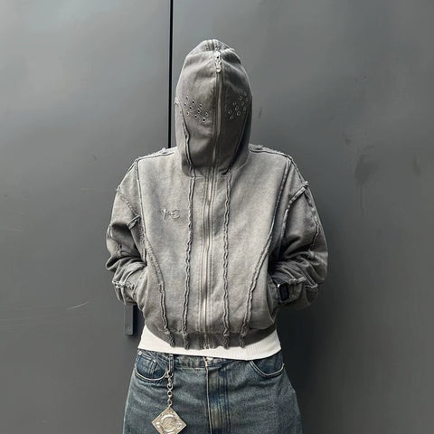 THUG CLUB Shark Mask Hoodie