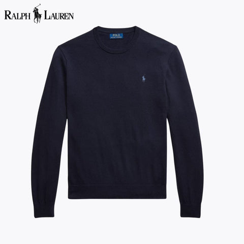 Ralph Lauren Baumwoll-Kaschmir-Pullover mit Rundhalsausschnitt