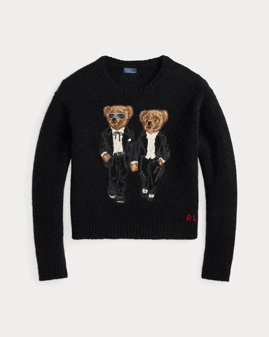 Ralph Lauren Der Ralph & Ricky Smoking-Bärenpullover