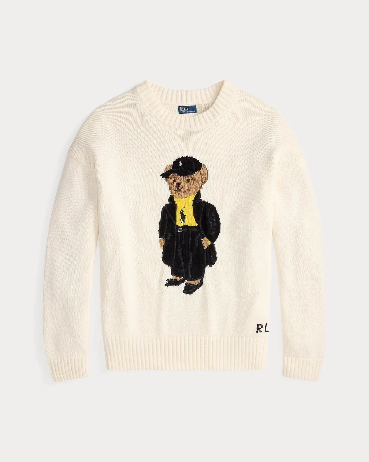 Ralph Lauren Polo Bear Baumwollpullover mit Rundhalsausschnitt