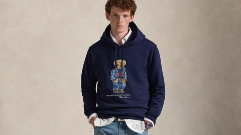 Ralph Lauren Polo Bear Fleece-Kapuzenpullover