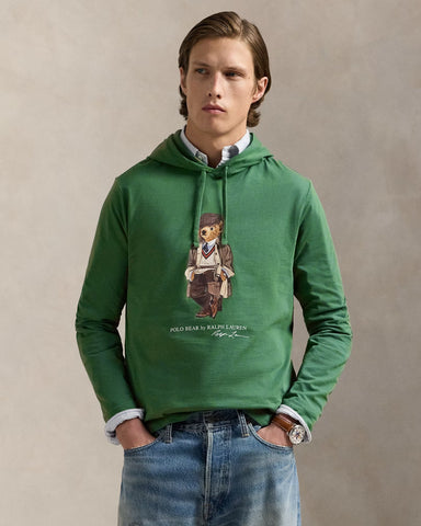 Ralph Lauren Polo Bear Jersey Kapuzen-T-Shirt