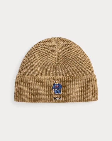 Ralph Lauren Polo Bear Rippstrick-Mütze