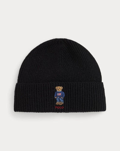 Ralph Lauren Polo Bear Rippstrick-Mütze