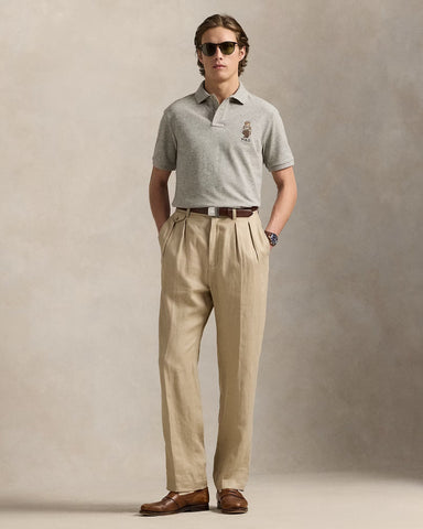 Ralph Lauren Polohemd mit klassischer Passform und Mesh-Einsatz