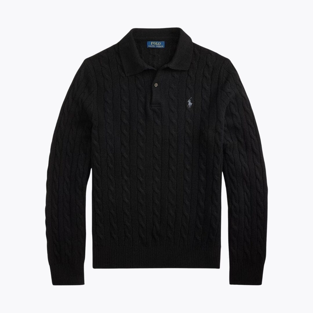 Ralph Lauren Woll-Kaschmir-Zopfstrickpullover