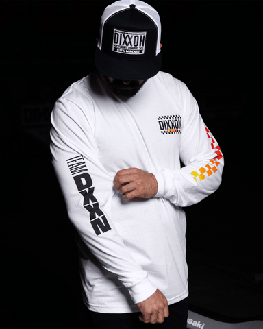 Team Racing Long Sleeve T-Shirt - White